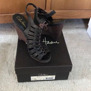 Cole Haan Nike Air Leather Wedges